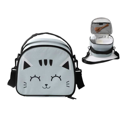 Picture of LUNCH BAG WITH STRAP CATS 24X20X22CM